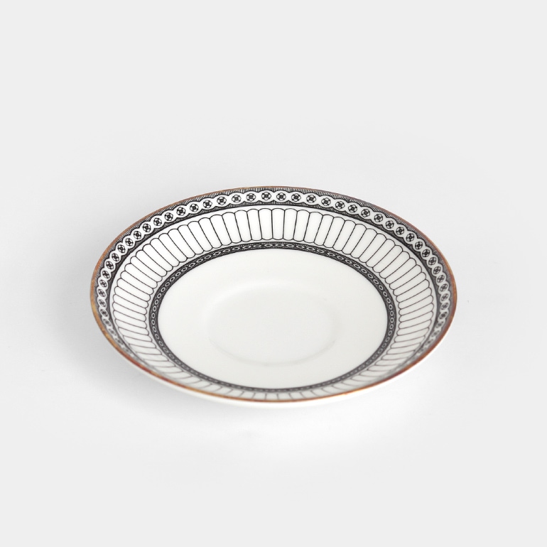 ウェッジウッド　コロネード　大皿　COLONNADE 27cm 3枚 VINTAGE｜デッドストック WEDGEWOOD COLONNADE BLACK ソーサー 通販