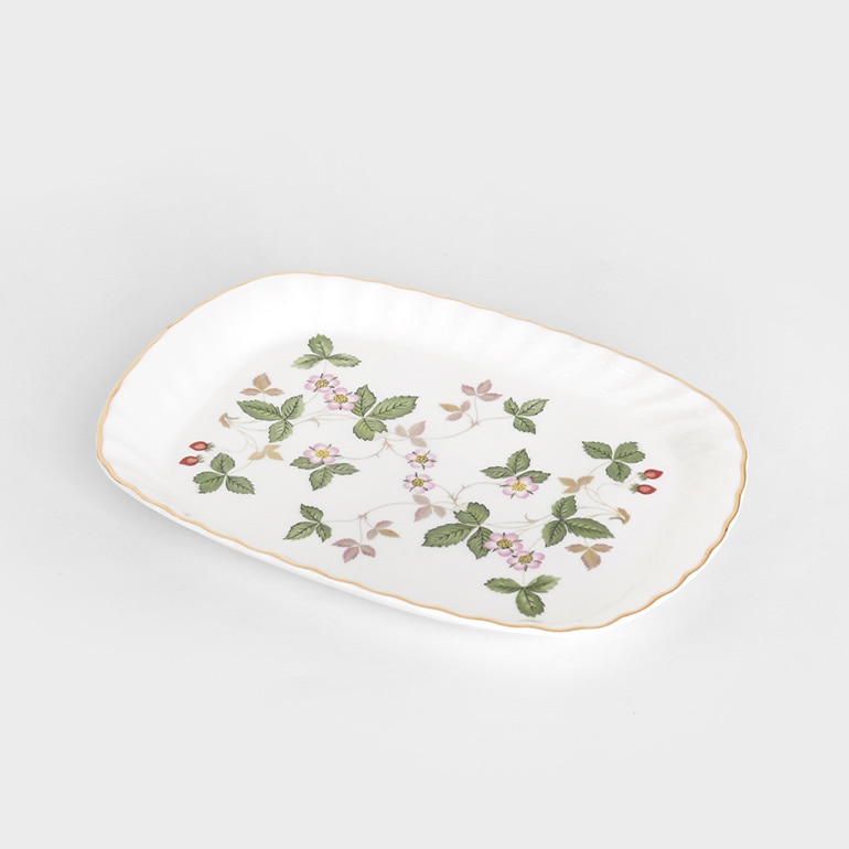VINTAGE｜WEDGEWOOD WILD STRAWBERRY スクエアトレイ 通販｜DUPON35