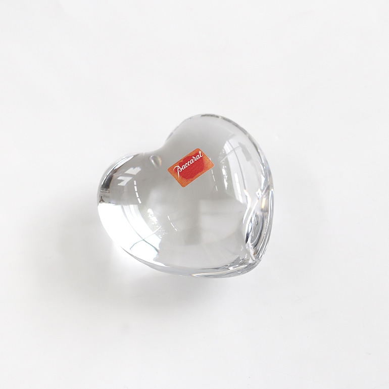 VINTAGE｜Baccarat ハート ペーパーウェイト 通販｜DUPON35