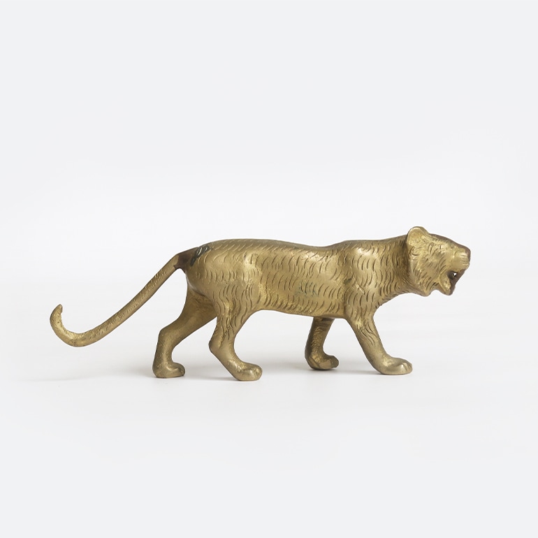 VINTAGE｜Figurine Brass Tiger