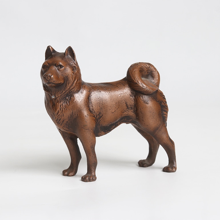 VINTAGE｜Figurine Bronze Japanese Dog