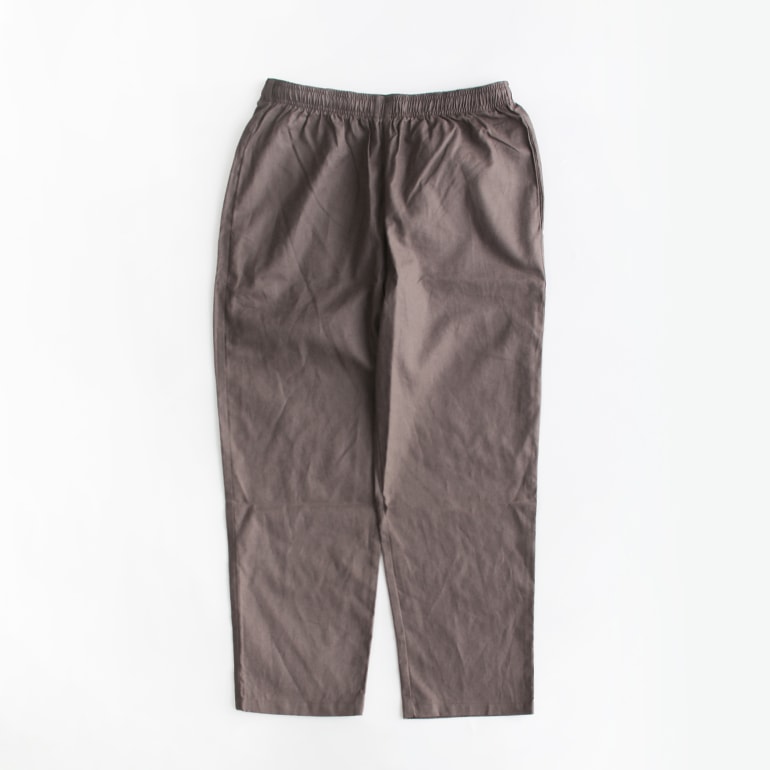 VOIRY ヴォイリー｜DOCTOR PANTS-COTTON/LINEN BROWN