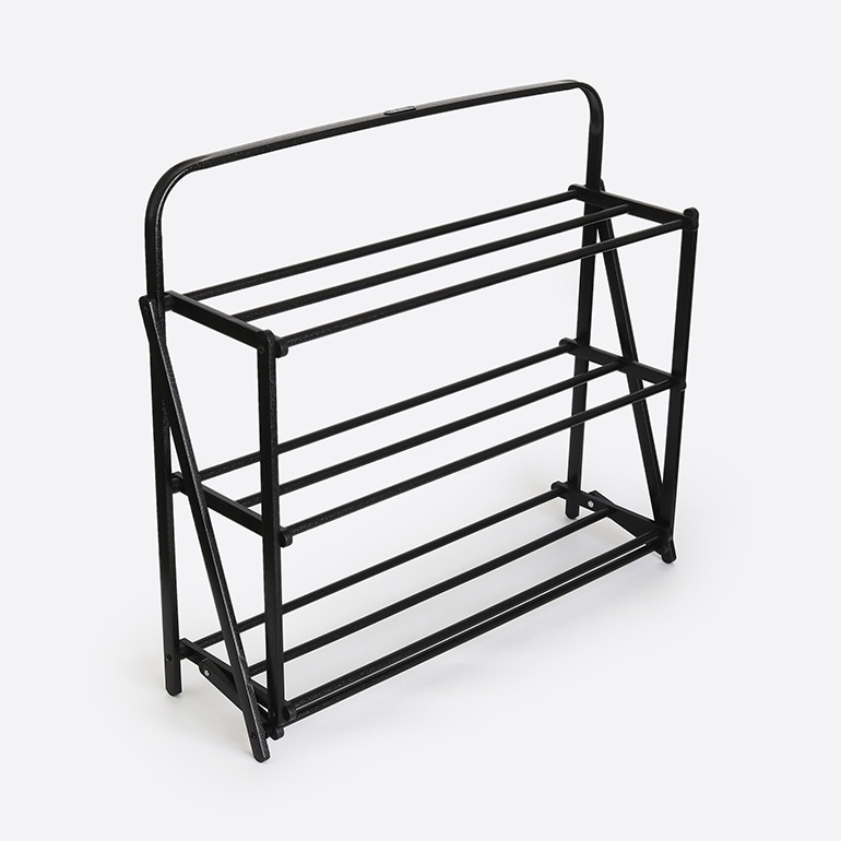 POST GENERAL ポストジェネラル｜FOLDABLE SHOES RACK HAMMERTONE BK