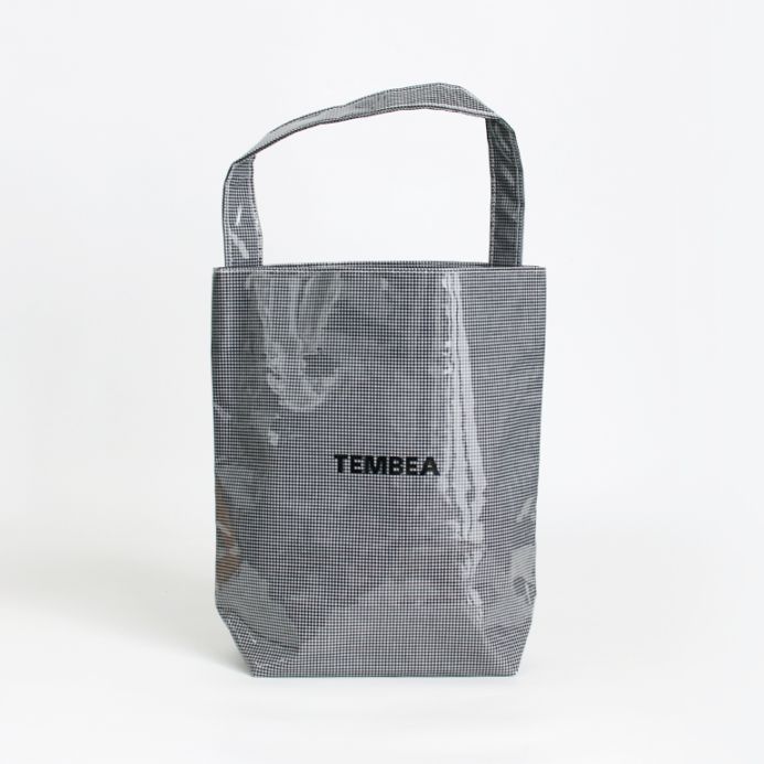 TEMBEA テンベア｜BAGUETTE TOTE MEDIUM　GINGHAM SMALL BLACK