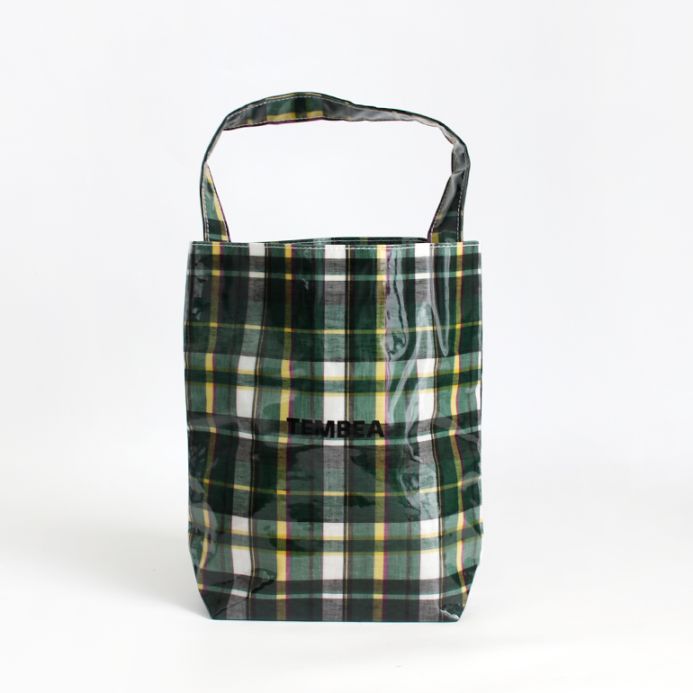 TEMBEA テンベア｜BAGUETTE TOTE MEDIUM　CHECK GREEN