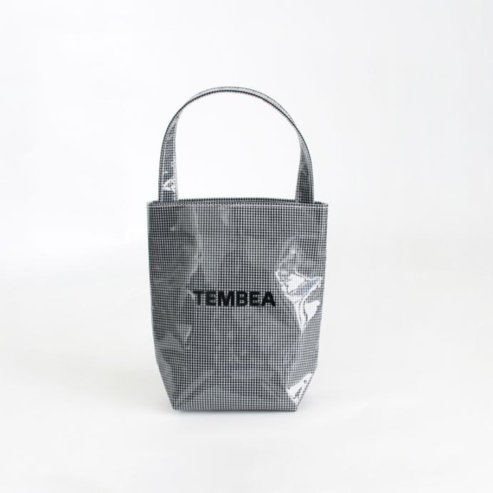 TEMBEA テンベア｜BAGUETTE TOTE MINI　GINGHAM SMALL BLACK