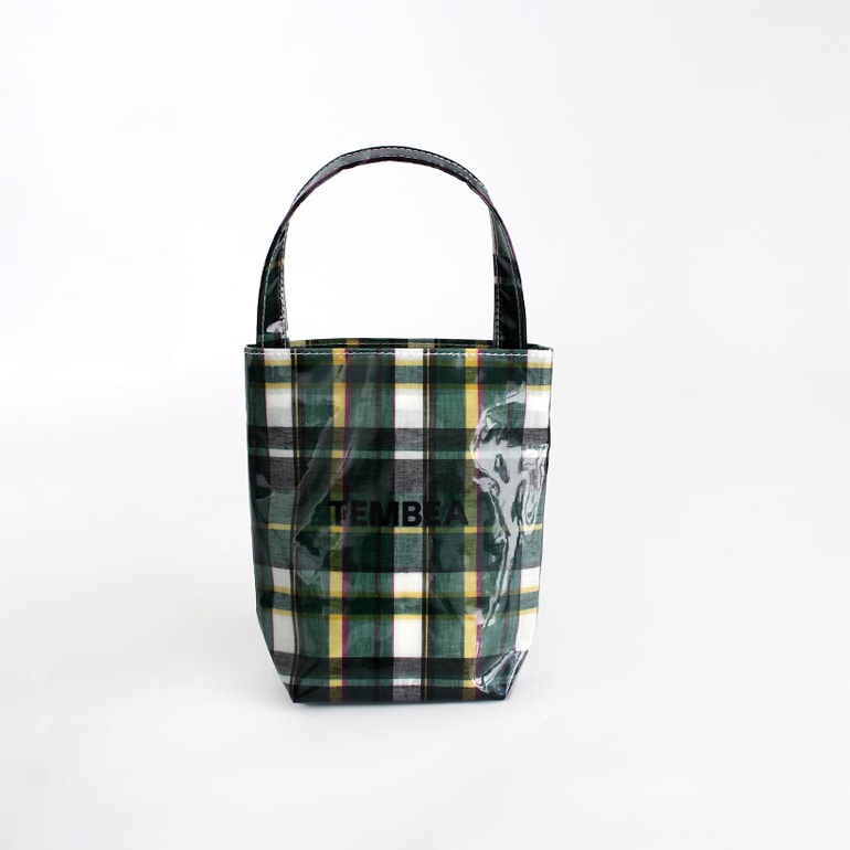 テンベア　BAGUETTE TOTE MINI　グリーン TEMBEA テンベア｜BAGUETTE TOTE MINI CHECK GREEN 通販｜DUPON35