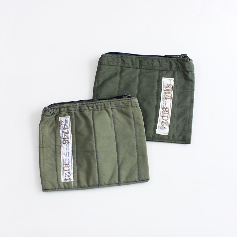 PUEBCO プエブコ｜VINTAGE BRAKE PARACHUTE QUILTED POUCH
