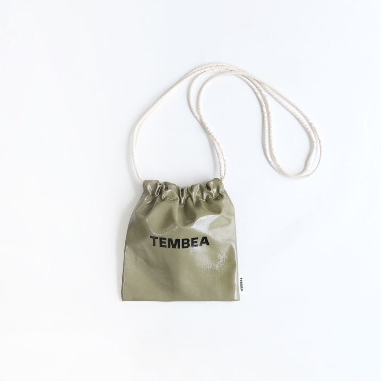TEMBEA テンベア｜巾着 POCHETTE (PVC)　LT-OLIVE