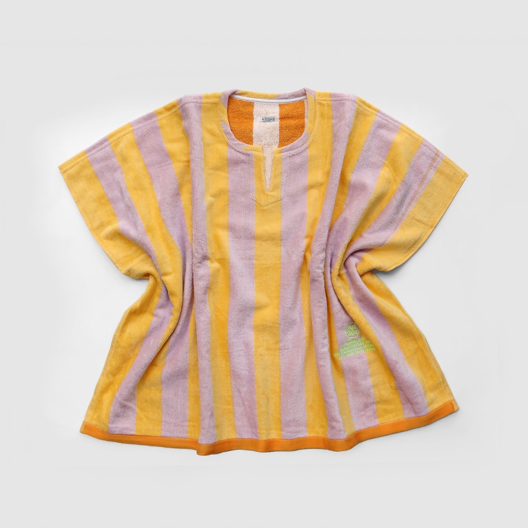 PUEBCO プエブコ｜POOL OVER TEE【Pink×Yellow】