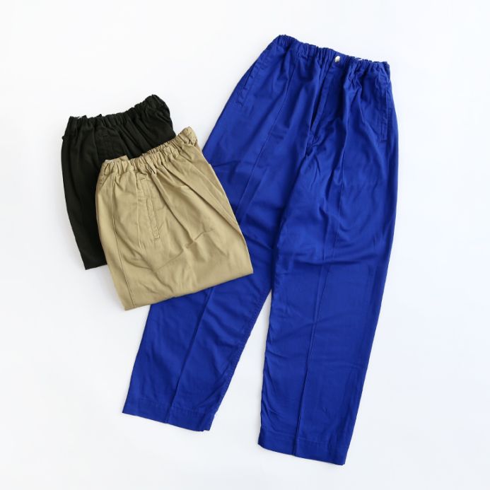 necessary or unnecessary ネセサリー オア アンネセサリー｜PIN TUCK PANTS【全3色】