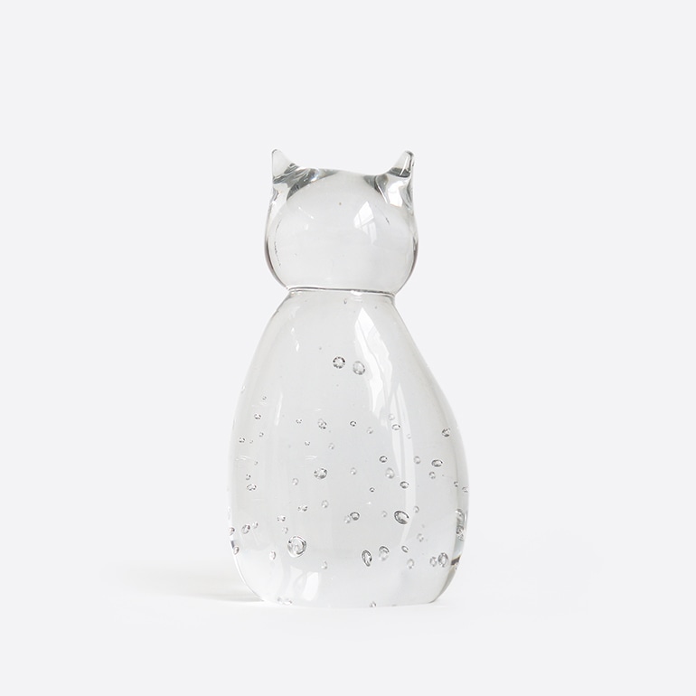 HERE ヒア｜Glass Objet Cat clear