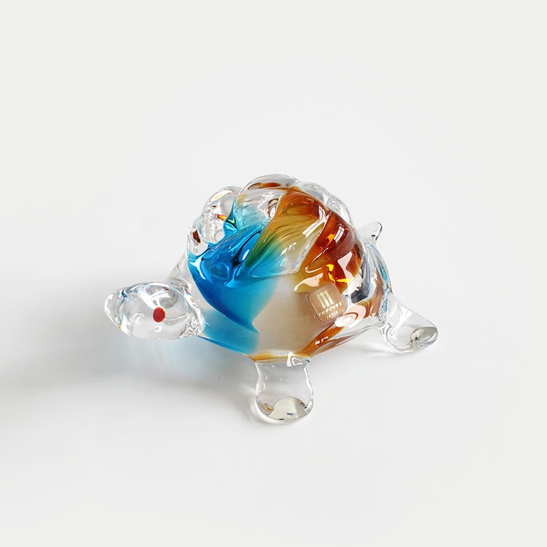 VINTAGE｜MULTI GLASS ガラスオブジェ【カメ】