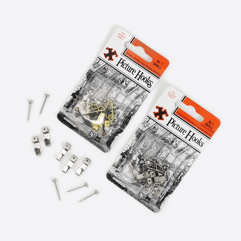 Frank Shaw フランク・ショウ｜X Picture Hooks No1 set of 5 エックス ピクチャー フック