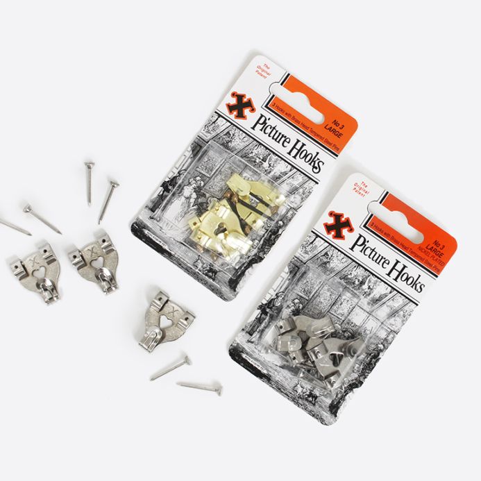Frank Shaw フランク・ショウ｜X Picture Hooks No3 set of 3 エックス ピクチャー フック