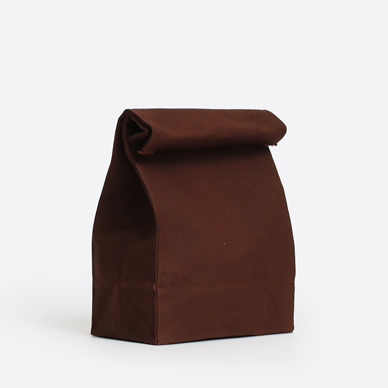 BROWN CANVAS BAG(M) ダークブラウン