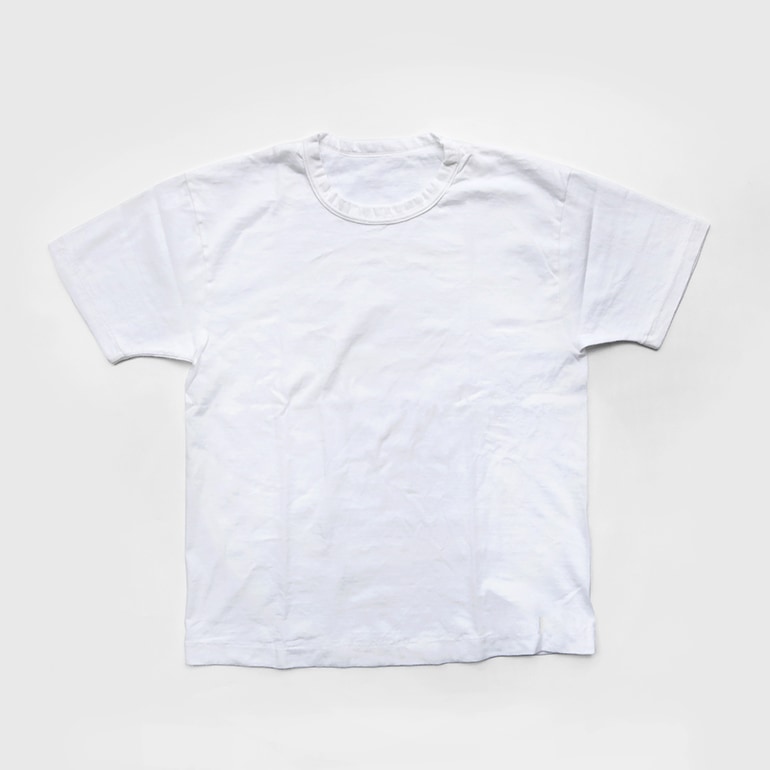 MAROBAYA マロバヤ｜丸胴Tシャツ半袖 白