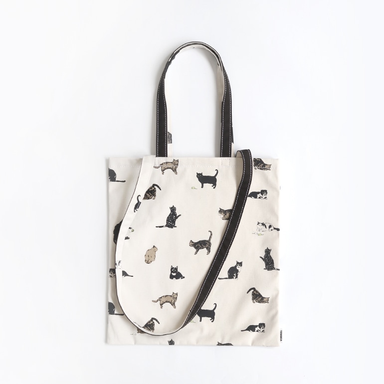 新品　2.3万　TEMBEA 猫プリント バッグ　テンベア Cat ネコ TEMBEA テンベア｜3HANDLE TOTE CAT/CHOCO 通販｜DUPON35