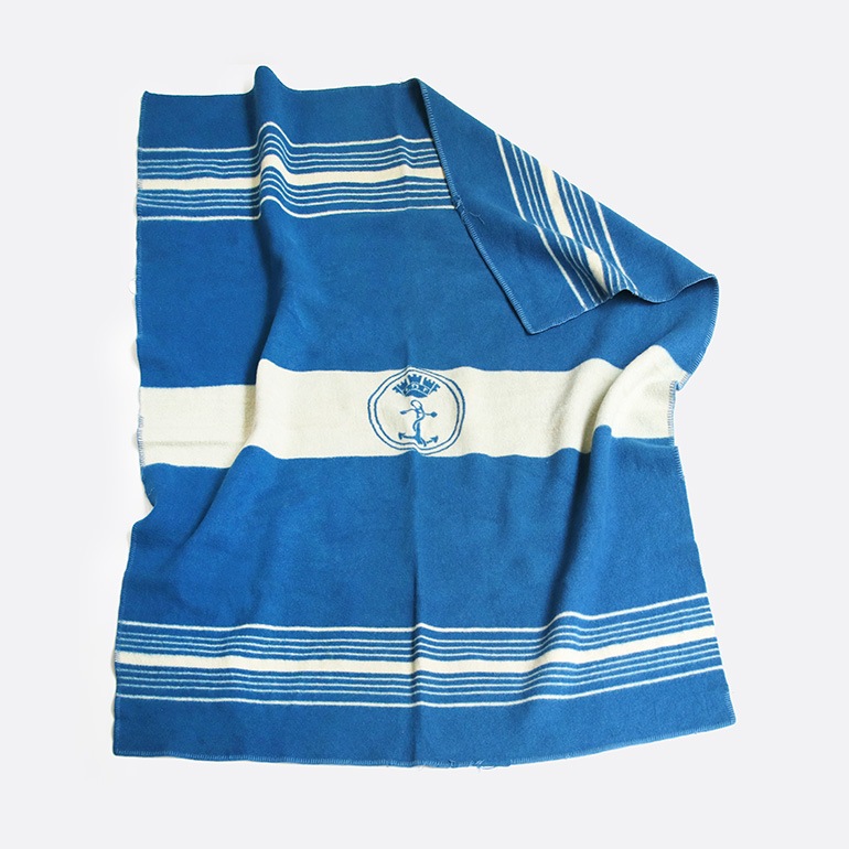 Italia NAVY ブランケット 2000×1400 イタリア軍実物海軍