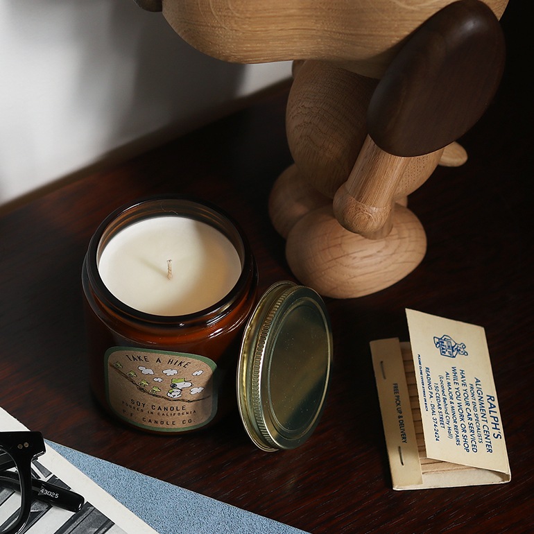 【限定商品/在庫限り】P.F.Candle CO. ピーエフキャンドル｜SNOOPY 【P.F.キャンドルxPEANUTS】7.2oz Soy Wax Candle
