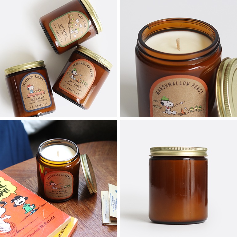 【限定商品/在庫限り】P.F.Candle CO. ピーエフキャンドル｜SNOOPY 【P.F.キャンドルxPEANUTS】7.2oz Soy Wax Candle
