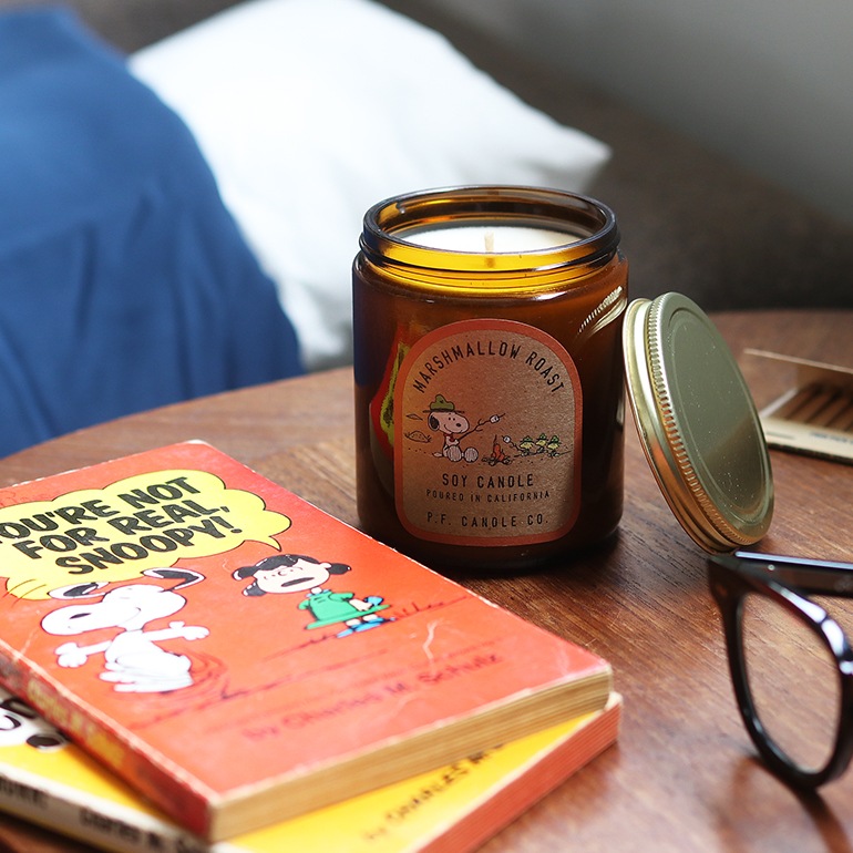 【限定商品/在庫限り】P.F.Candle CO. ピーエフキャンドル｜SNOOPY 【P.F.キャンドルxPEANUTS】7.2oz Soy Wax Candle