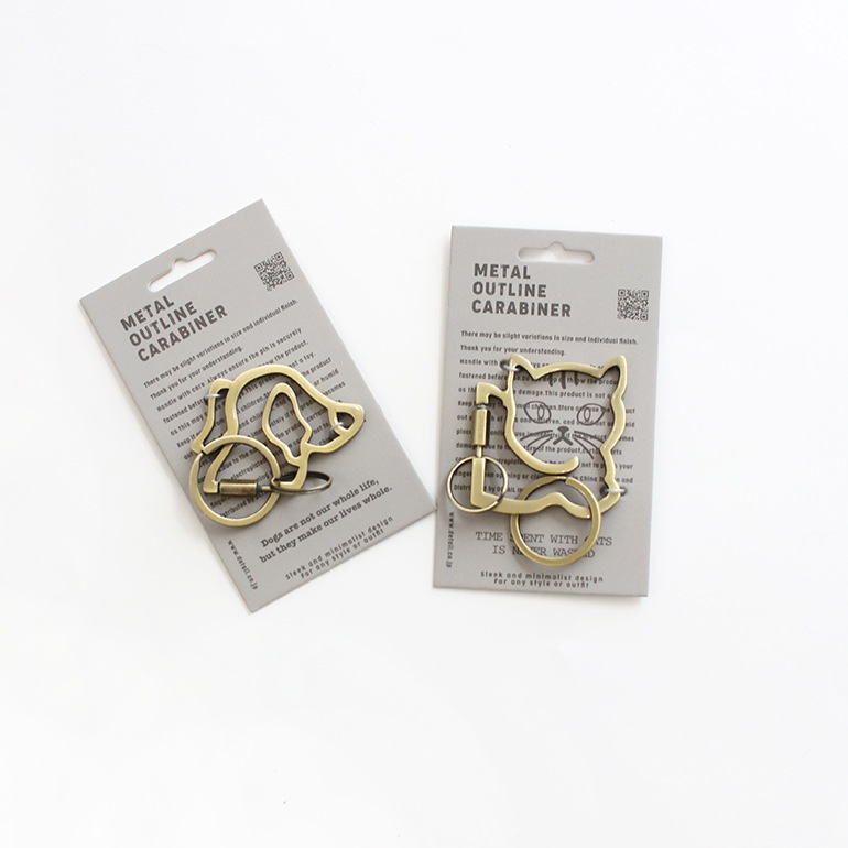 【取扱終了/在庫限り】DETAIL ディテール｜Metal Outline Carabiner メタルアウトラインカラビナ