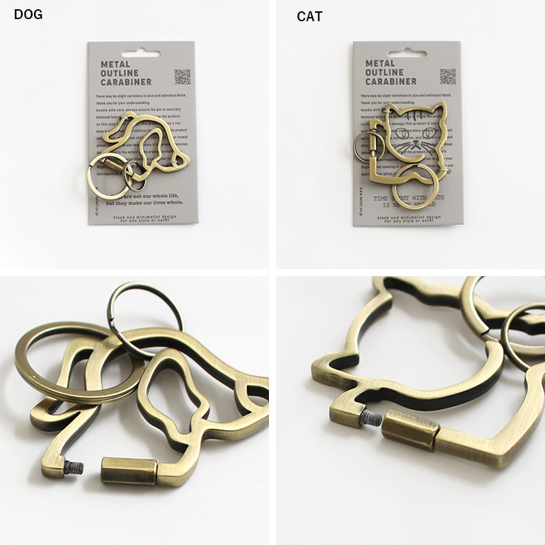 【取扱終了/在庫限り】DETAIL ディテール｜Metal Outline Carabiner メタルアウトラインカラビナ