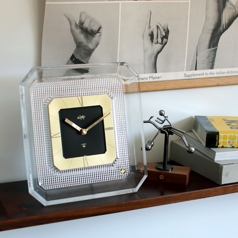 VINTAGE｜1980's HOYA CRYSTAL LOFTY CLOCK #1 通販｜DUPON35