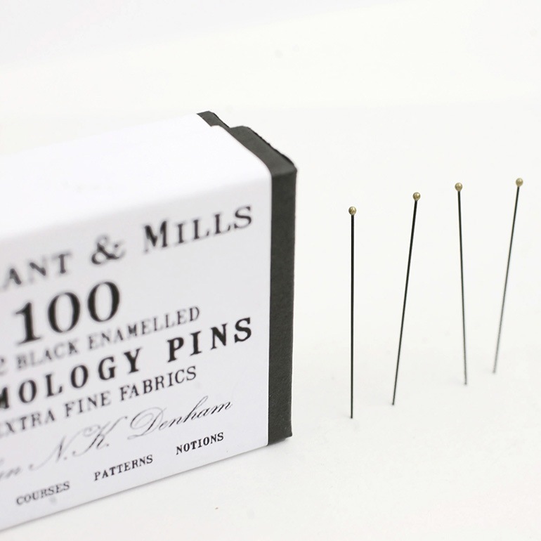 MERCHANT&MILLS マーチャン&ミルズ｜ENTOMOLOGY PINS　黒虫ピン