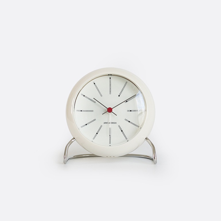 ARNEJACOBSEN アルネ・ヤコブセン｜TABLE CLOCK Bankers 43675