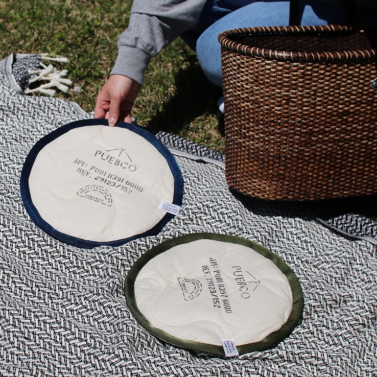 PUEBCO プエブコ｜QUILTED SEAT CUSHION FOR STOOL キルト シートクッション