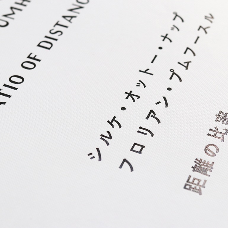 RATIO OF DISTANCE by Silke Otto-Knapp, Florian Pumhosl