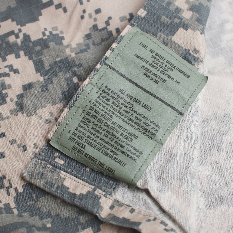 USED 米軍 U.S. SPECIAL FORCES PARACLETE(パラクレイト) SOF BDU