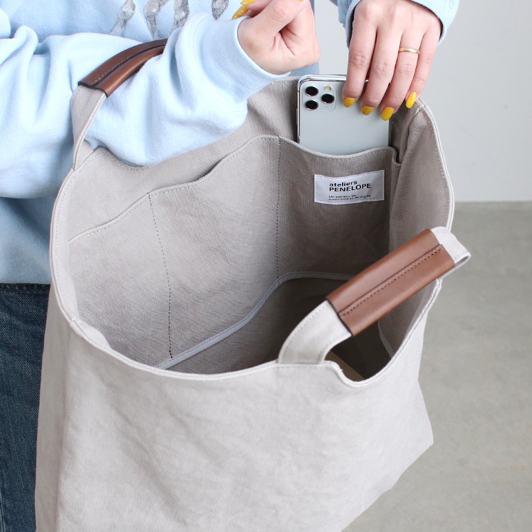 ateliers PENELOPE アトリエペネロープ｜AP ホールトート(L)　オリーブ