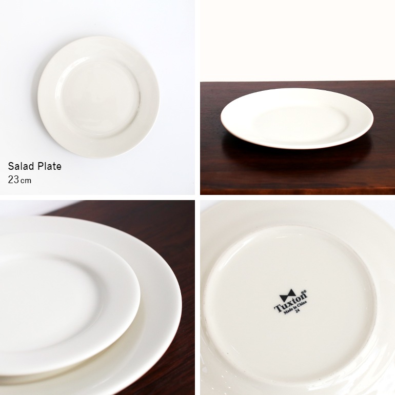 Tuxton タクストン｜Eggshell Salad Plate 23cm