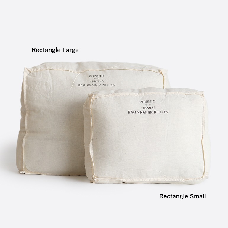 PUEBCO プエブコ｜BAG SHAPER PILLOW バッグシェイパーピロー Rectangle Large