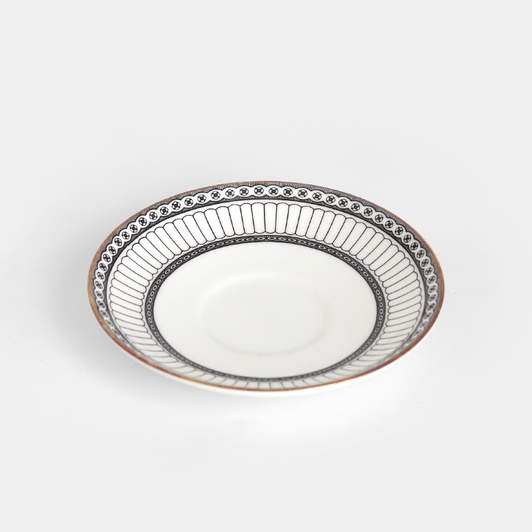 VINTAGE｜デッドストック WEDGWOOD COLONNADE BLACK ソーサー