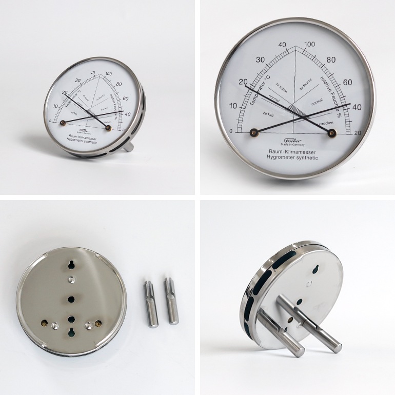 Fischer フィッシャー｜Comfortmeter & Stand Pin (温湿度計・スタンドピン付き)