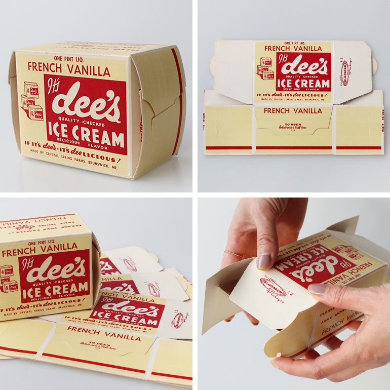 VINTAGE｜dee's ICE CREAM BOX