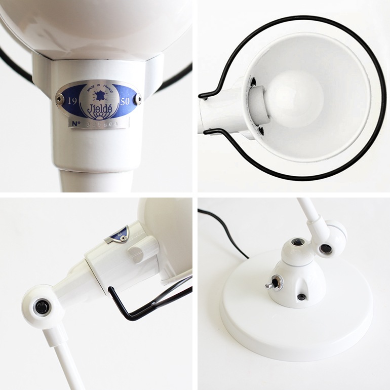 JIELDE ジェルデ｜Desk Lamp Signal Single Arm  (White  JD303)