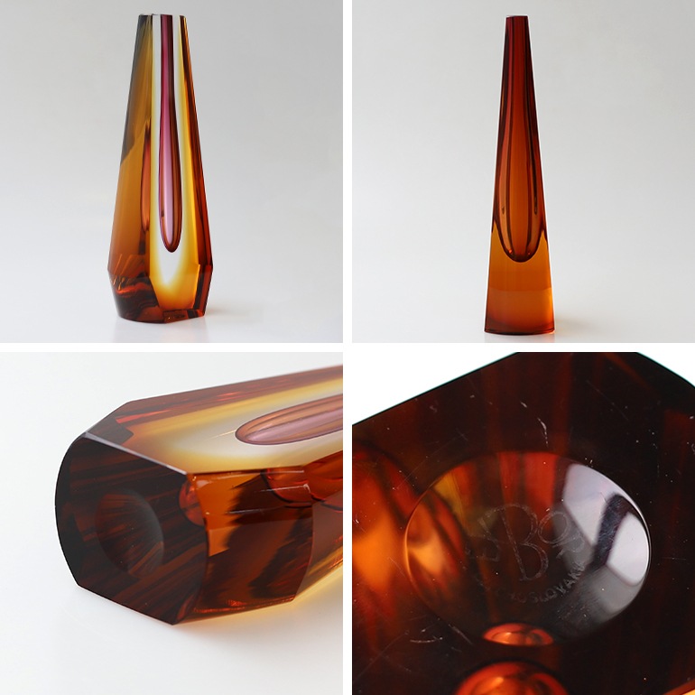 VINTAGE｜Pavel Hlava Art Glass Vase