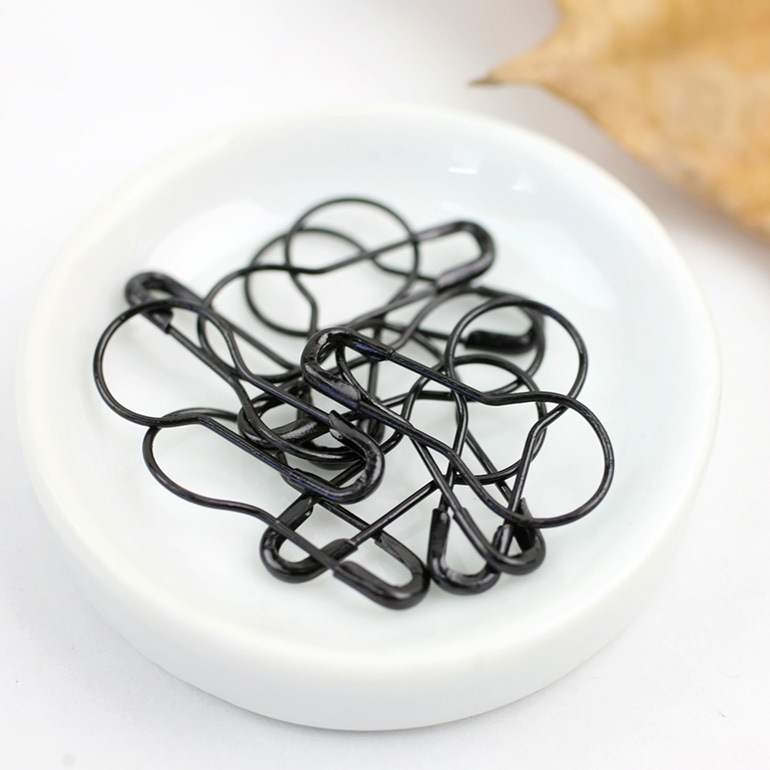 MERCHANT&MILLS マーチャン&ミルズ｜BLACK BULB PINS　洋ナシ型安全ピン（黒）