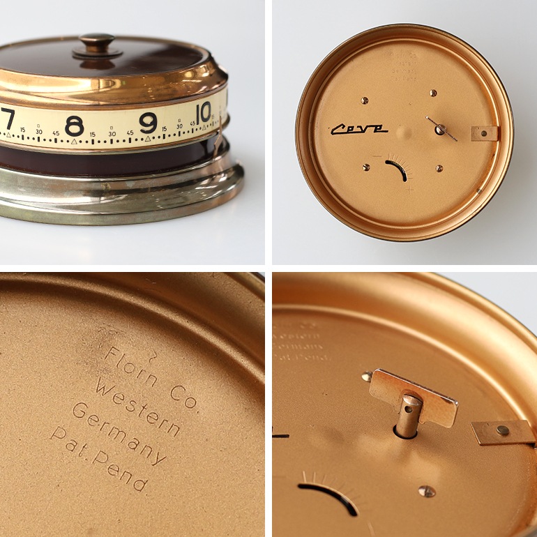 VINTAGE｜60s Florn Co. Desk Clock