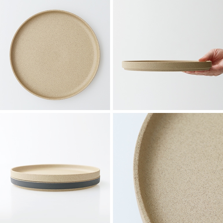 HASAMI PORCELAIN ハサミポーセリン｜Plate Φ22cm/ナチュラル HP004