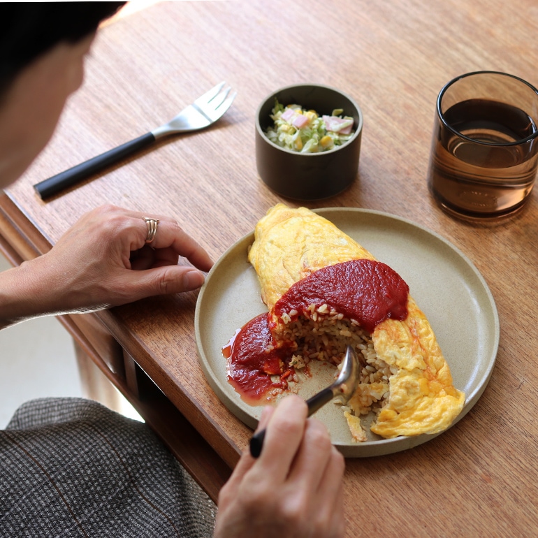HASAMI PORCELAIN ハサミポーセリン｜Plate Φ22cm/ナチュラル HP004