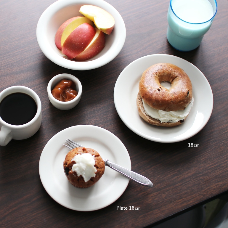 Tuxton タクストン｜Eggshell Bread Plate 16cm
