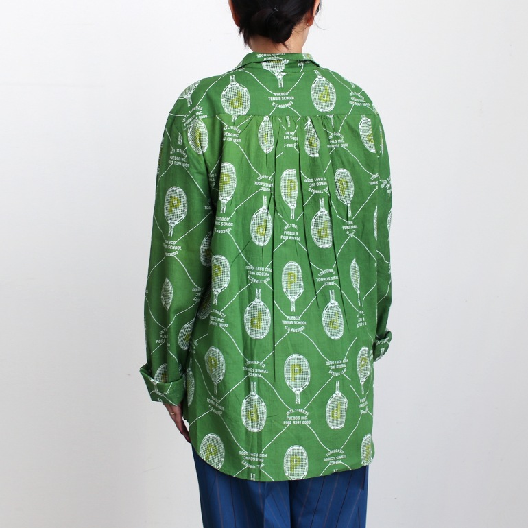 PUEBCO プエブコ｜PULLOVER SHIRT【TENNIS PRINT】