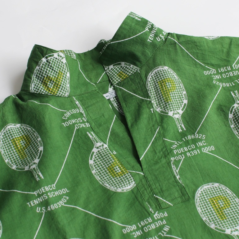 PUEBCO プエブコ｜PULLOVER SHIRT【TENNIS PRINT】