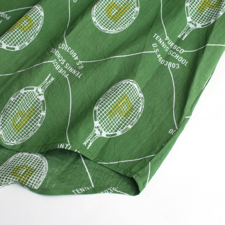 PUEBCO プエブコ｜PULLOVER SHIRT【TENNIS PRINT】
